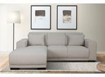 Ecksofa OTTO HOME "BORNHOLM L-Form, B: 234 cm - OTTO. Verlässliche Qualität.", beige, B:234cm H:85cm T:162cm, 100% Polyester, Sofas, Ecksofa, Recamiere links oder rechts bestellbar, Wellenfederung, inkl. 2 Kissen