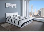 Bett "Polsterbett Oslo in verschiedenen Härtegraden und Größen", weiß, komforthöhe 44 cm, B:190cm L:210cm, Bezug 100% Polyurethan pflegeleicht, Polsterung: Polsterwatte, Material Gestell: gepolsterter Holzwerkstoff, WESTFALIA SCHLAFKOMFORT, Betten, Bett, wahlweise mit oder ohne Bettkasten