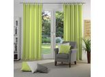 Vorhang WIRTH "Dim out", grün (limone), B:142cm H:325cm, Polyester, Gardinen, nach Maß