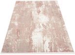 Teppich OCI DIE TEPPICHMARKE "TOP LARISSA", rosa (rosa, creme), B:200cm H:7mm L:290cm, Polypropylen (PP), Teppiche, Teppich, 3-D Hoch Tief Optik, mit Fransen, Wohnzimmer
