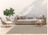 Teppich DEKOWE "Naturana Panama Spezial", beige (natur), B:170cm H:8mm L:240cm, Kunstfaser, Teppiche, Teppich, Flachgewebe, meliert, Sisal-Optik, mit Bordüre, Wohnzimmer