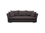 Mid.you , Dunkelbraun , Textil , Füllung: Schaumstoff , 235x83x106 cm , Wohnzimmer, Sofas & Couches, Schlafsofas, Schlafsofas