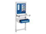 Kappes ErgoPlus Steharbeitsplatz Mod 3 RAL 7035 /5010 H1650 mm x B670 mm (7303.03.0416)