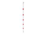 Schake Querrohr Ø 60 mm 2500mm verzinkt + Aluschellen, beschichtet, weiß / rot (419_625B)