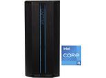 CAPTIVA Gaming-PC "Entry Gaming I10-1608", schwarz, ohne Betriebssystem, 16 GB RAM 1.000 GB SSD, Desktop-PCs