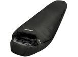 Mumienschlafsack EXPLORER "Grönland Camping Schlafsack 230x82x55cm Outdoor warm", schwarz, Schlafsäcke, B/L: 82cm x 230cm,mit Reißverschluss, Obermaterial: 100% Polyester, kombinierbar 1900g, L:230cm
