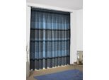 Vorhang WIRTH "Maribor" Gr. 2, blau (petrol), B:132cm H:175cm, Jacquard, Baumwolle, Polyester, Gardinen