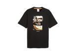 T-Shirt PUMA "McLAREN MASTERCARD F1 TEAM Piastri T-Shirt Herren", Herren, Gr. S, schwarz, Obermaterial: 100% Baumwolle. Rippe: 70% Baumwolle, 30% Polyester, clean, relaxed fit, Rundhals, Shirts T-Shirt