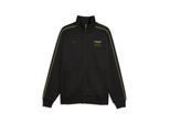 Sweatjacke PUMA "PUMA x ASTON MARTIN ARAMCO F1 TEAM T7 Trainingsjacke Herren", Herren, Gr. XS, schwarz, Obermaterial: 67% Polyester, 33% Baumwolle. Rippe: 7% Elasthan, 93% Polyester. Seitentasche – Oben: 100% Polyester, Sweatjacken Sweatjacke