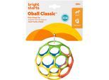 Greifspielzeug BRIGHT STARTS "Oball Classic™ Easy-Grasp Toy - Rot/Blau/Grün/Gelb", bunt, Greifspielzeug, BabyØ:10cm, Kunststoff, Greifspielzeug, Ø:10cm