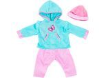 Puppenkleidung BAYER "Obert/Hose Schmett.", blau (blau, rosa), Puppenkleidung, Baby, Puppenkleidung