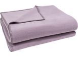 Wohndecke ZOEPPRITZ1828 "Soft-Fleece", pale lavender, B:110cm L:160cm, Polyester, Viskose, Wohndecken, Wohndecke, Fleecedecke mit unverwechselbarem Cashmere Handfeel