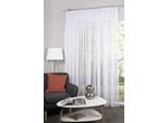 Gardine HOME BASICS "SABLIO" Gr. 3, weiß, B:300cm H:225cm, Polyester, Gardinen, Gardine, Fertigstore Feinsable, Topseller