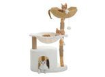Pawz Road Moderner Kratzbaum 102 cm mit Rattankorb