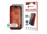 DISPLEX Displayschutzglas "Privacy Glass", schwarz, B:9,4cm H:1,3cm T:20mm, Displayfolien, Blickschutz Displayschutzfolie Displayschutz kratzer-resistent 10H
