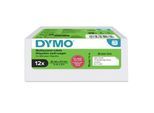 DYMO® LabelWriter™-Etiketten S0722550/11355, rechteckig, 19 x 51 mm, ablösbar, 12 Rollen mit jeweils 500 Etiketten, FSC®-Papier, weiß