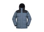 Mountain Warehouse Heren Sneeuw Borg gevoerd gewatteerd jack (Grijs)