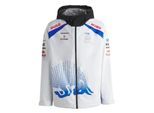 Hugo BW Visa Cash App Red Bull-jas met capuchon voor heren (Wit)