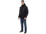 Crosshatch Gevoerde polyesterjas voor heren (Blauw)