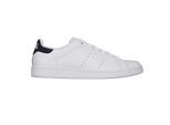 Lonsdale Heren Leyton Leren Sneakers (Wit/Marineblauw)