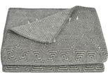Wohndecke ZOEPPRITZ1828 "Soft-Fleece Legacy", grau (light grau melange), B:160cm L:200cm, Polyester, Viskose, Wohndecken, Wohndecke, Fleecedecke mit unverwechselbarem Cashmere Handfeel