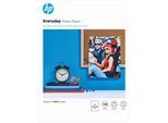 HP Fotopapier "Everyday glänzend - A4 (210 x 297 mm) - 100 Blatt", weiß, B:21,16cm H:30cm, Papiere, Fotopapier