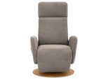 TV-Sessel SIT & MORE "Kobra", braun (latte), B:71cm H:110cm T:82cm, Webstoff (100% Polyester);Luxus-Microfaser Euphoria (100% Polyester);Luxus-Microfaser Vintage (100% Polyester), Sessel, TV-Sessel, wahlweise mit 2 Motoren, 2 Motoren und Akku oder mit 2 Motoren
