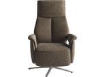 TV-Sessel SIT & MORE "TV Lazy", braun, B:75cm H:113cm T:85cm, 100% Polyester, Sessel, TV-Sessel, zur Auswahl mit Herz-Waage-Position