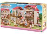 Spielwelt SYLVANIAN FAMILIES "Stadthaus mit Dachzimmer (5716)", beige (bunt), Spielfigurenwelten, Kinder, Kunststoff, Spielwelt