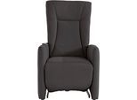 TV-Sessel SIT & MORE "Melissa", grau (fango), B:71cm, 100% Polyester, Sessel, TV-Sessel, wahlweise elektrisch oder manuell verstellbar, optional Aufstehhilfe