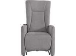 TV-Sessel SIT & MORE "Melissa", grau, B:71cm, 100% Polyester, Sessel, TV-Sessel, wahlweise elektrisch oder manuell verstellbar, optional Aufstehhilfe