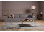 Big-Sofa MUSTERRING "LUCIA Mega Sofa, zeitlos, bequem, Breite 292cm, Kontrastnähte", grau (elephant puro), B:292cm H:81cm T:124cm, Flachgewebe FLORIS (100% Polyester);Flachgewebe VALMONT (60% Baumwolle/ 40% Leinen);Microfaser CRONA (100% Polyester), Sofas, Big-Sofa, in vielen Qualitäten und 4 unterschiedlichen Nähten, 3-Sitzer