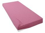 Spannbettlaken OTTO HOME "Strawberry in Gr. 90x200, 140x200 oder 180x200 cm", pink, rainbow, B:160cm L:200cm, Polycotton, Obermaterial: 50% Baumwolle, 50% Polyester, Bettlaken, Spannbettlaken, für Matratzen bis 18cm Höhe, Spannbetttuch, Baumwollmischung
