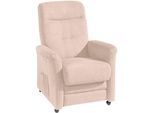 TV-Sessel SIT & MORE "Charlie", beige (creme), B:76cm H:103cm T:91cm, Altara Nubuck, die Luxus-Microfaser aus 100% Polyester;Luxus-Kunstleder;novalife- die ganz besondere Luxus-Microfaser (aus 54% Acryl, 25% Polyamid, 14% Polyester, 7% Baumwolle);Naturleder (echtes Rindsleder), Sessel, TV-Sessel, wahlweise mit Motor und Aufstehhilfe