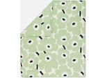 Bettbezug MARIMEKKO "UNIKKO", blau, B:240cm L:220cm, Seersucker, Obermaterial: 100% Baumwolle, Bettbezüge, Bettwäsche aus Baumwolle, ab 135-1400x200cm, Kissen separat verfügbar