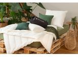 Naturfaserbettdecke CENTA-STAR "Veggie", weiß, B:155cm L:220cm, Bezug: 100% Baumwolle. Füllung: 100% Polyester, Bettdecken, Bettdecke in 135x200 cm und weiteren Größen, für Sommer oder Winter