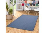 Teppich OTTO HOME "Fortis, Schlinge, Made in Netherlands", blau (dunkelblau), B:200cm H:5mm L:250cm, Kunstfaser, Teppiche, Teppich, Uni Farben, gekettelt, auch als Läufer, strapazierfähig, Wohnzimmer