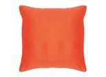 Dekokissen PAD "Elegance", orange (orange, unifarben), B:50cm H:2cm L:50cm, Polyester, Dekokissen_Sitzkissen_Kissenhüllen, Design als Basic, aus Samt, elegante Optik