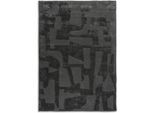 Teppich "Blaze 252", grau (anthrazit), B:160cm H:28mm L:230cm, Polyester, SCHÖNER WOHNEN-KOLLEKTION, Teppiche, Teppich, Indoor, pflegeleicht, verschiedene Formen, Hoch Tief Struktur