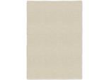 Wollteppich "Junika", beige (creme), B:140cm H:8mm L:200cm, Polyester, Wolle, SCHÖNER WOHNEN-KOLLEKTION, Teppiche, Indoor, natürliches Material