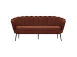 Livetastic , Schwarz, Rostfarben , Metall, Textil , 180x78.5x78 cm ,