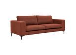 Livetastic , Schwarz, Rostfarben , Textil, Metall , Uni , Füllung: Schaumstoff,Schaumstoff , 215x84x88 cm ,