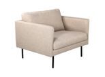 Livetastic , Braun, Schwarz , Metall, Textil , 95x80x84 cm ,