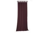 Vorhang WIRTH "Newbury" Gr. 1, lila (aubergine), B:65cm H:125cm, Jacquard, Baumwolle, Polyester, Gardinen