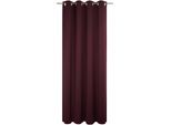 Vorhang WIRTH "Newbury" Gr. 5, lila (aubergine), B:130cm H:255cm, Jacquard, Baumwolle, Polyester, Gardinen