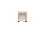 Sigor Akku-Tischleuchte Nutalis, Beige, Metall, quadratisch,quadratisch, warmweiß, 8x8x8 cm, Lampen & Leuchten, Innenbeleuchtung, Leuchten nach Räumen, Schlafzimmerlampen