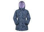 Mountain Warehouse Dale Luipaardprint Lichtgewicht Waterdichte Jas voor Kinderen/Kinderen (Donker paars)