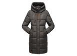 Marikoo dames winterjas – Lange gewatteerde jas met capuchon & zakken
