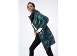 Wittchen Dames Groene Nylon Capuchon Donsjas