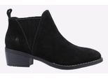 Hush Puppies Isobel Leren Dames Zwarte Laarzen